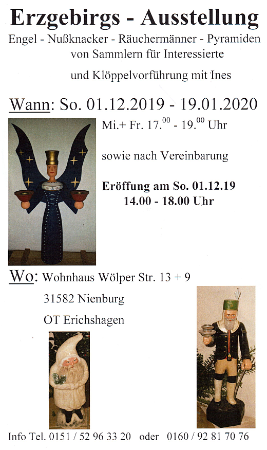 Erzgebirgsausstellung in Erichshagen